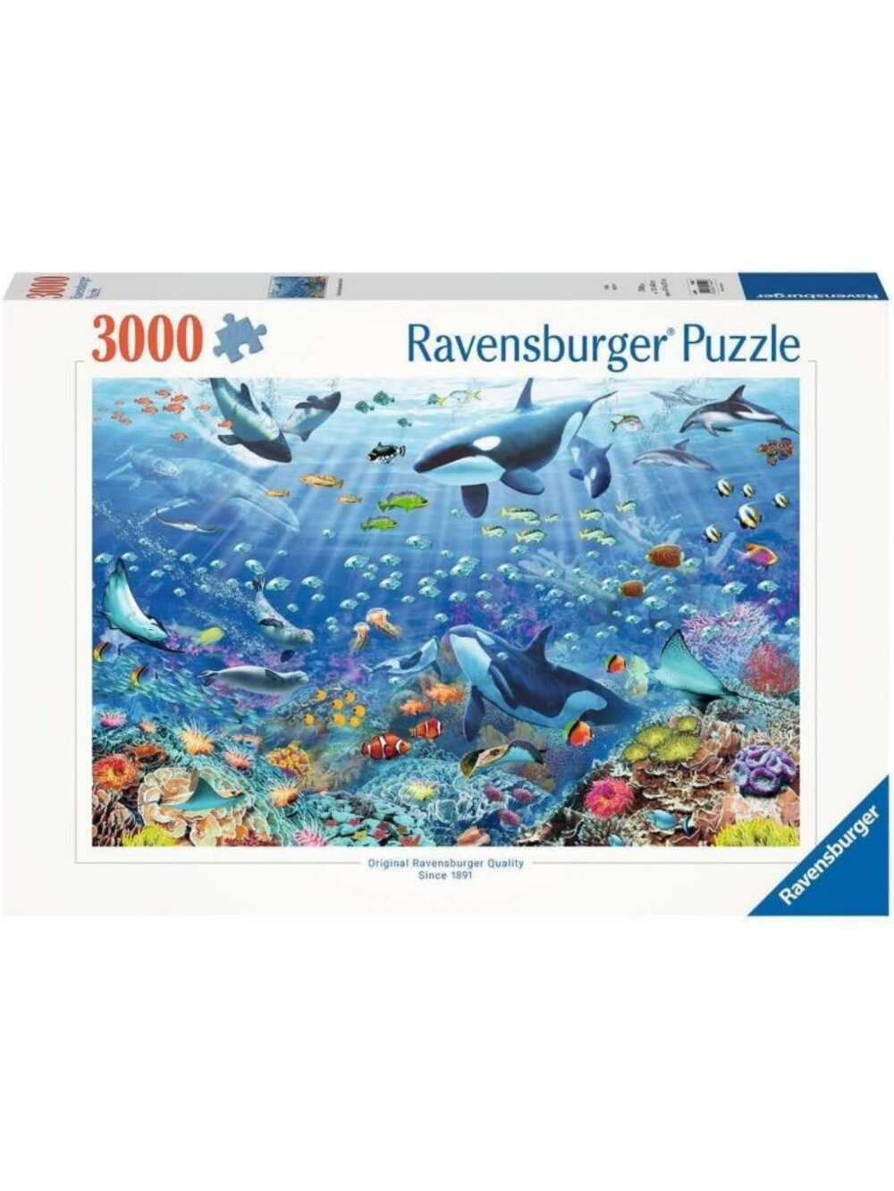 Colorful Underwater World 3000 Piece Jigsaw Puzzle - Stunning Imagery & Unique